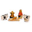Presepe CON LE MUCCHE, 6+1 fig. in ceramica 00005907 Altromercato 2025