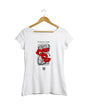 T-shirt Bianca "Bella ciao" L - BIO Donna - O'press