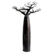 Baobab in ferro battuto nero h 200 cm
