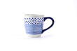 Mug DOT-STRIPES blu, ceramica HUBM300007730 Meridiano361