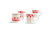 Mug DECORI rossi in ceramica 00005165 Altromercato