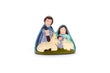 Presepe MANTELLI BLU, ceramica HUBM300007381 Meridiano361