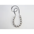 Collana MADAM, ottone placcato argento, sfere cave HUBM341126156319 Meridiano361