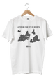 T-shirt Bianca "SEMPRE ALLEGRI" - Bandabardò - L BIO Unisex - O'press