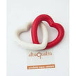 Twin Hearts 12.5x7cm rosso naturale HUBAQKEB3010687 Altraqualità