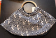 Borsa tessuto e manico tondo in bambù Kenty