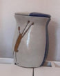 Barattolo bicolor con coperchio in ceramica Serra da Capivara