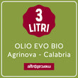 OLIO EVO AGRINOVA IN LATTA - BIO | 00000857 | 3L SOLO SU PRENOTAZIONE