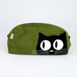 Portatrucco Gatto verde oliva  HUBAQVNB0051828 Altraqualità POCHI PEZZI