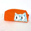 Portatrucco gatto Free Flowers arancio HUBAQVNB0051852 Altraqualità