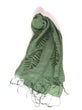 Sciarpa viscosa/seta verde salvia Foglie Codice: VNB5031907