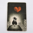 Calamita magnete gatti innamorati in legno dipinto COD: 22132366900
