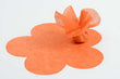 Silk paper fustellata a fiore arancio 40000652 Altromercato*
