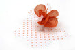 Silk paper Pois fustellata a fiore 40002004 Altromercato