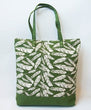 Borsa shopper Piume verdi 43x42cm VN4051819