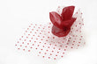 Silk paper Pois fustellata a fiore 40002005 Altromercato