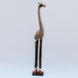 Giraffa in legno